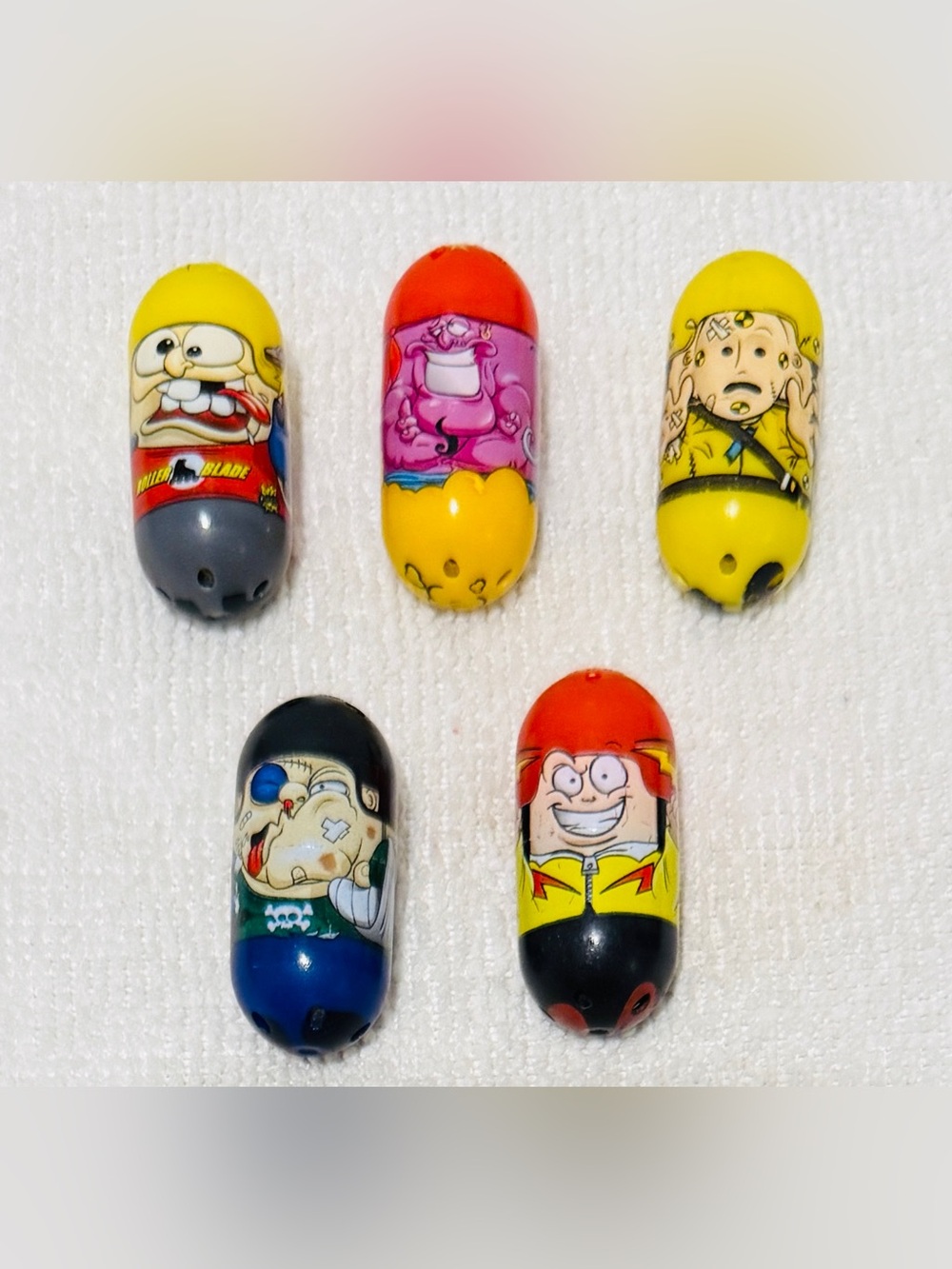 Mighty Beanz 2010 Special Edition Lot of 5 - #106 #107 #364 #366 Genie Bean